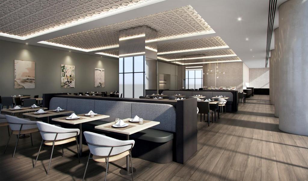 Aparthotel Oakwood Premier Ville de Melbourne Extérieur photo The interior of the restaurant
