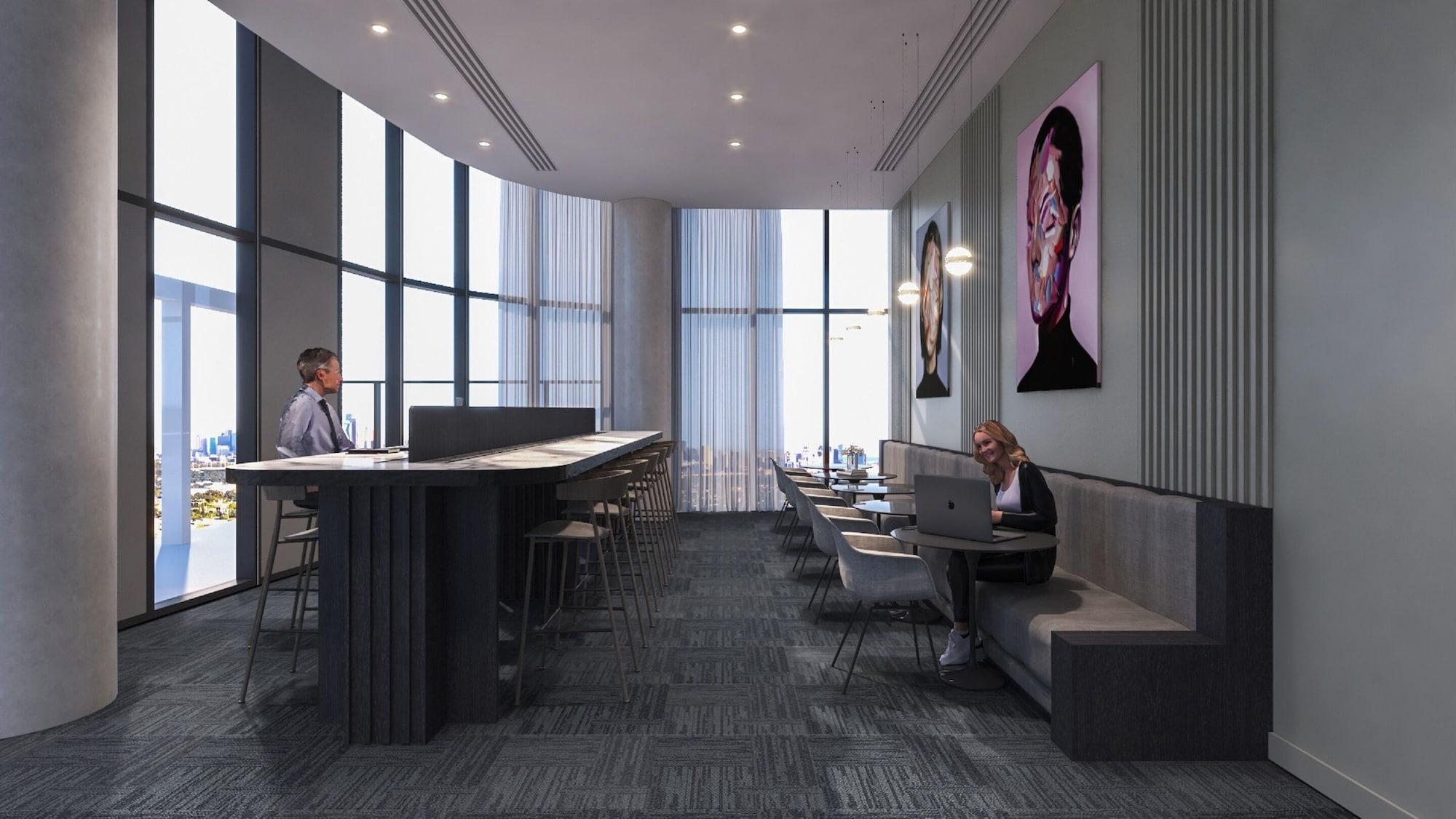 Aparthotel Oakwood Premier Ville de Melbourne Extérieur photo The lounge at the airport