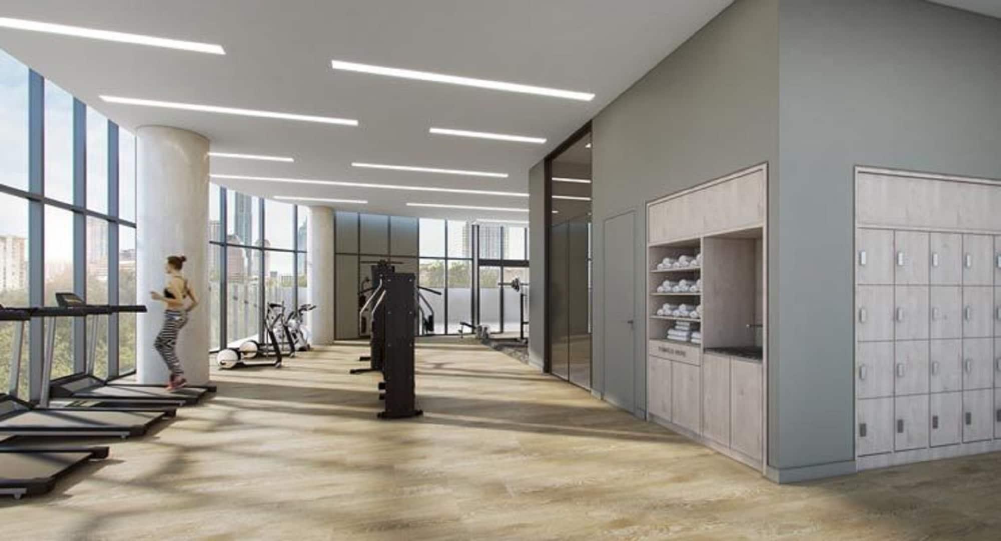 Aparthotel Oakwood Premier Ville de Melbourne Extérieur photo The gym