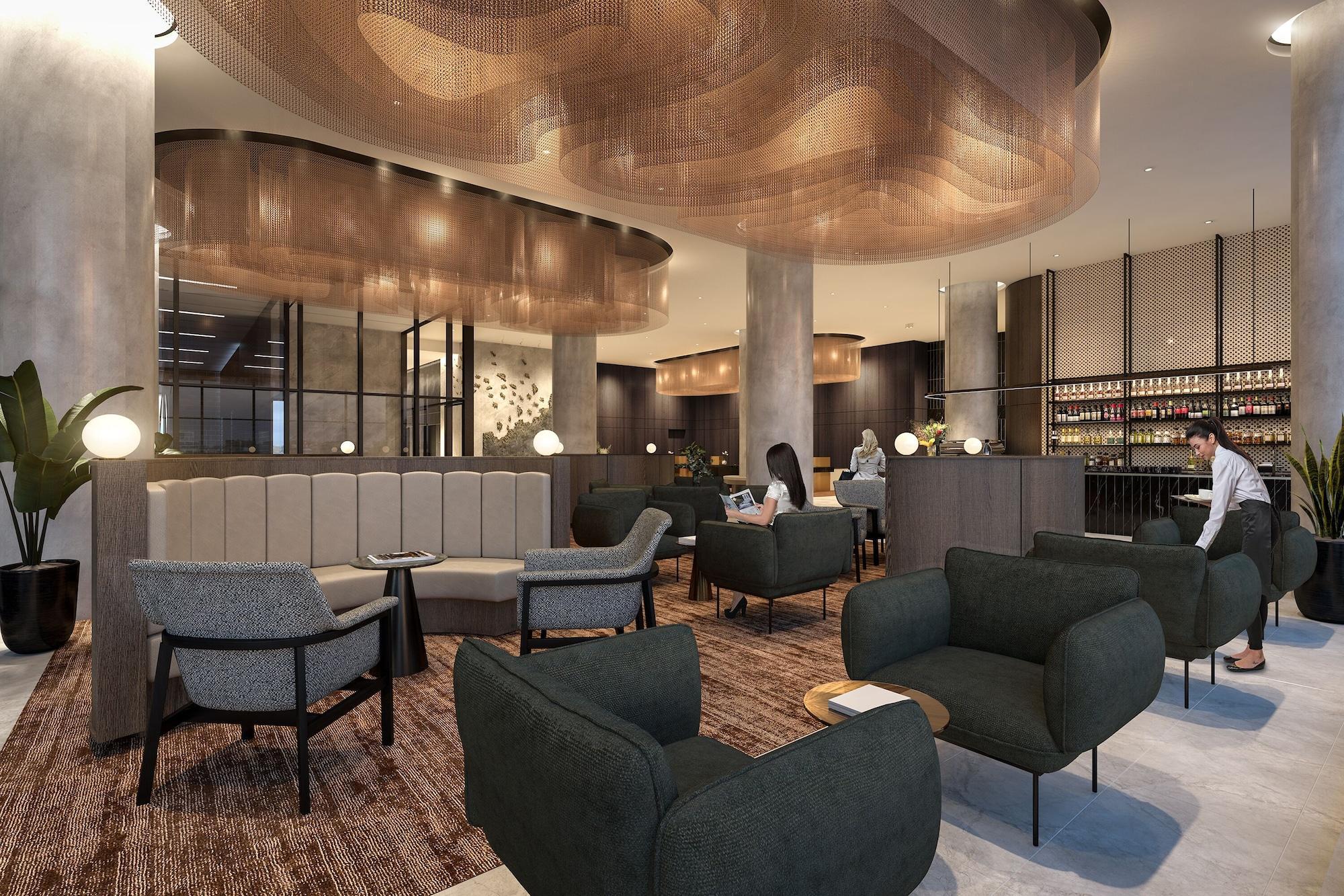 Aparthotel Oakwood Premier Ville de Melbourne Extérieur photo The lounge at the airport
