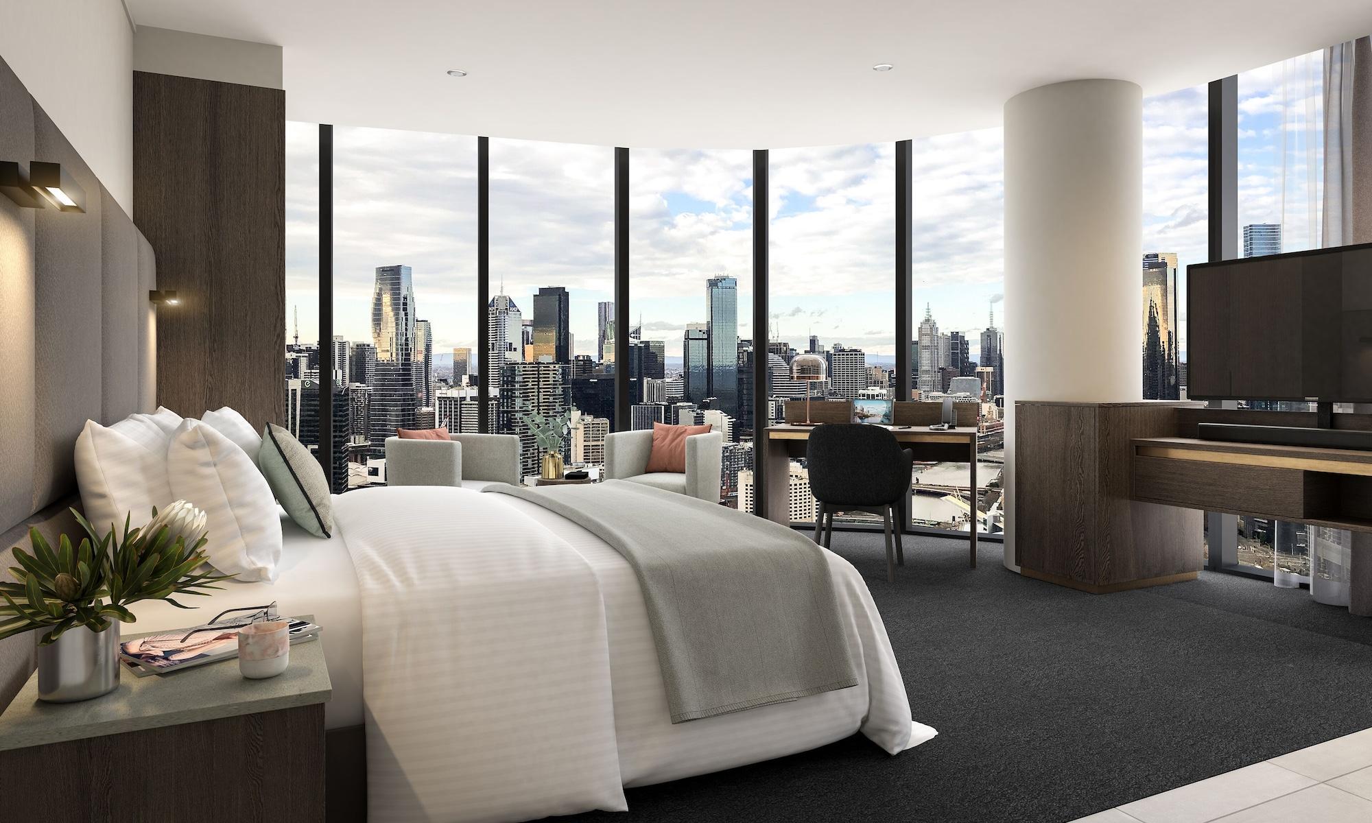 Aparthotel Oakwood Premier Ville de Melbourne Extérieur photo A proposed room at the hotel