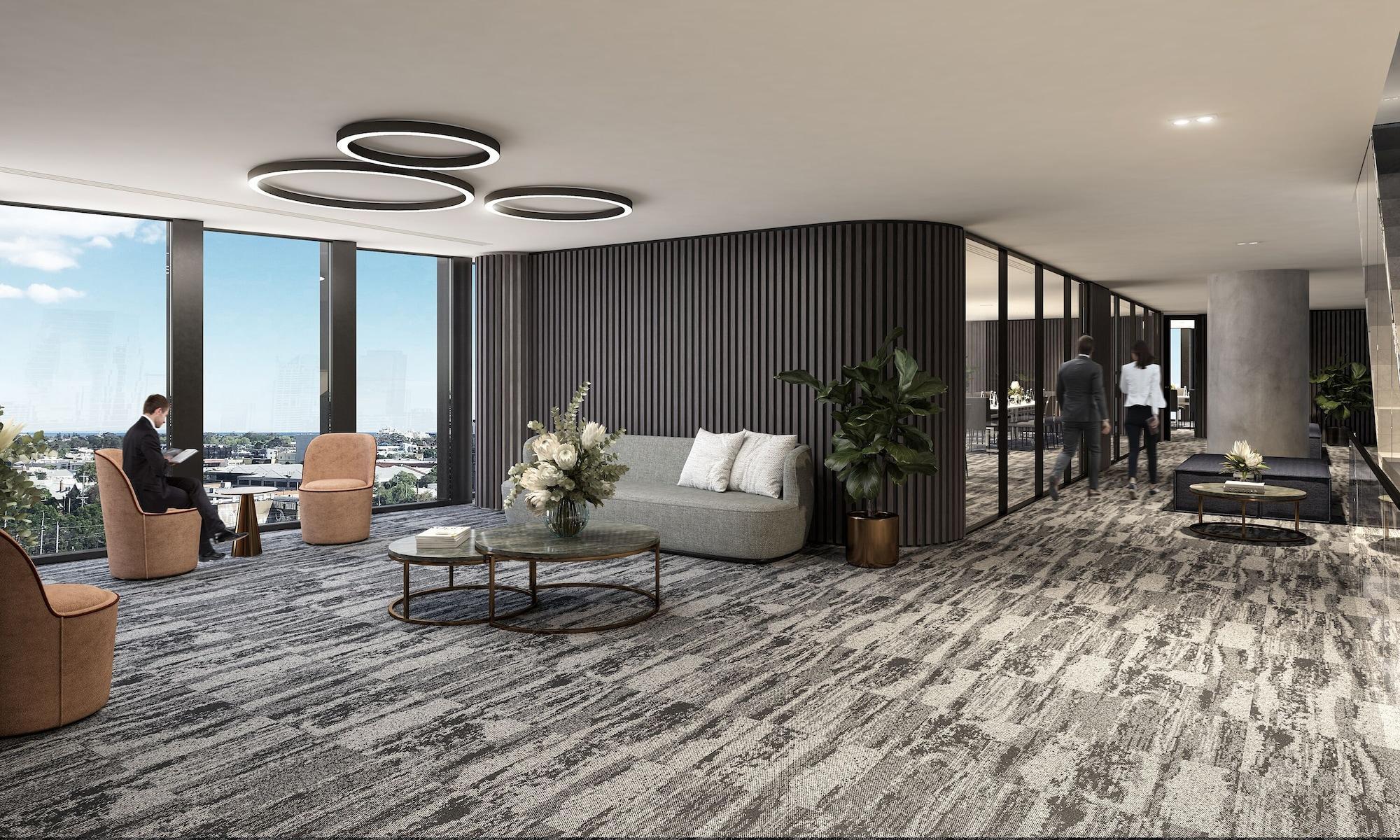 Aparthotel Oakwood Premier Ville de Melbourne Extérieur photo Office interior